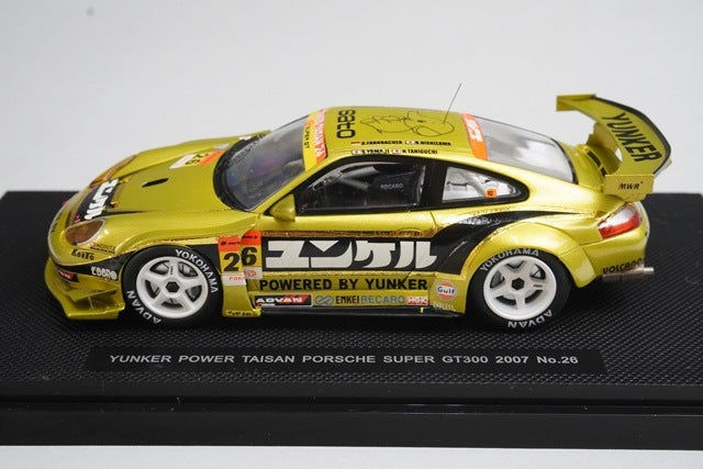 1:43 EBBRO 43965 YUNKER POWER TAISAN PORSCHE SUPER GT300 2007 #26 model car
