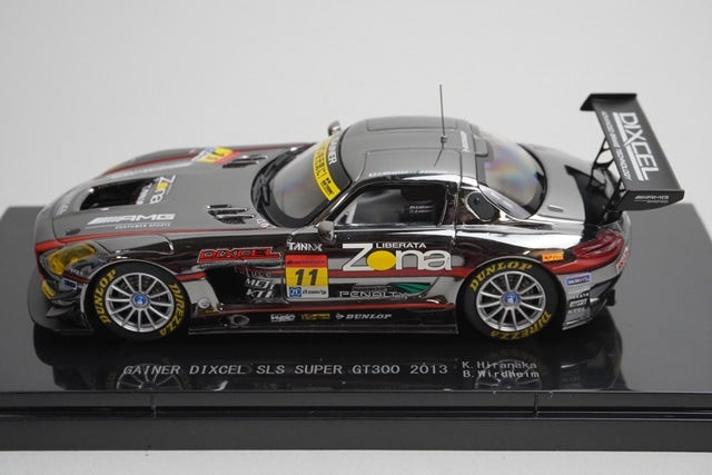 1:43 EBBRO 44929 Mercedes Gaynor Dixcel SLS Super GT300 2013 #11 model car