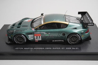 1:43 EBBRO 44366 Aston Martin Akasaka DBR9 Super GT 2009 #21 Green model car