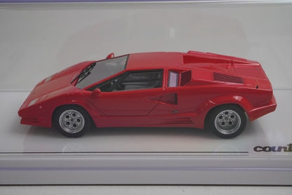 1:43 TSM Model TSM430658 Lamborghini Countach 25th Anniversary Rosso model car