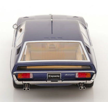 [ Pre-order ] KKDC181403 KK scale 1:18 Lamborghini Espada S2 1970 Dark Blue Metallic