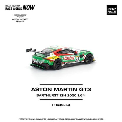 [ Pre-order ] PR640253 POP RACE 1:64 Aston Martin Vantage GT3 Bathurst 12H 2020 #76