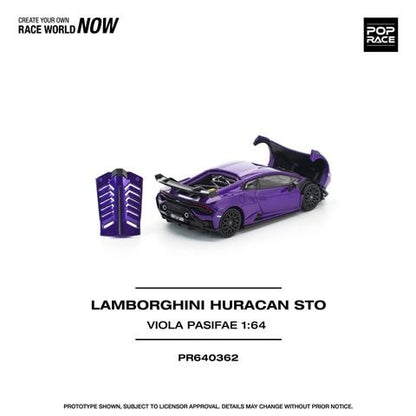 [ Pre-order ] PR640362 POP RACE 1:64 Lamborghini Huracan STO VIOLA PASIFAE