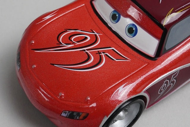 Disney Store Cars Lightning McQueen and Flo 2-Car Set model car