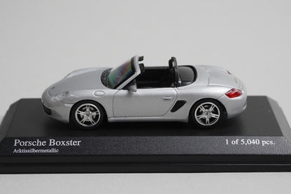 1:64 MINICHAMPS 640065630 Porsche Boxster Silver model car