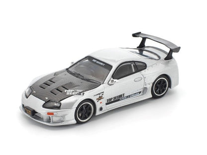 [ Pre-order ] PR640324 POP RACE 1:64 Toyota Supra TOP SECRET GT300 SUPRA SILVER