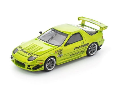 [ Pre-order ] PR640344 POP RACE 1:64 Mazda RX7 FC3S RE-AMEMIYA LUMINOUS GREEN