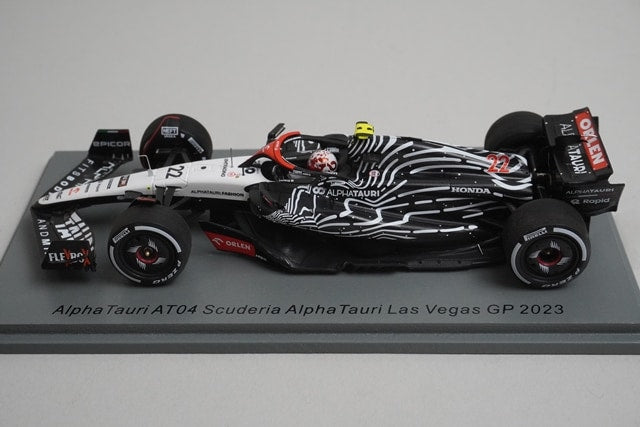1:43 Spark S8943 AlphaTauri AT04 Scuderia Las Vegas GP 2023 #22 model car