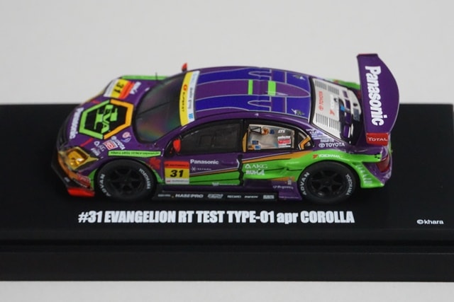1:64 apr KC351B Evangelion RT Test Type-01 apr Corolla Super GT GT300 2010 #31 model car