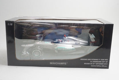 1:18 MINICHAMPS 113120307 Mercedes-AMG Petronas Belgian GP 2012 #7 model car