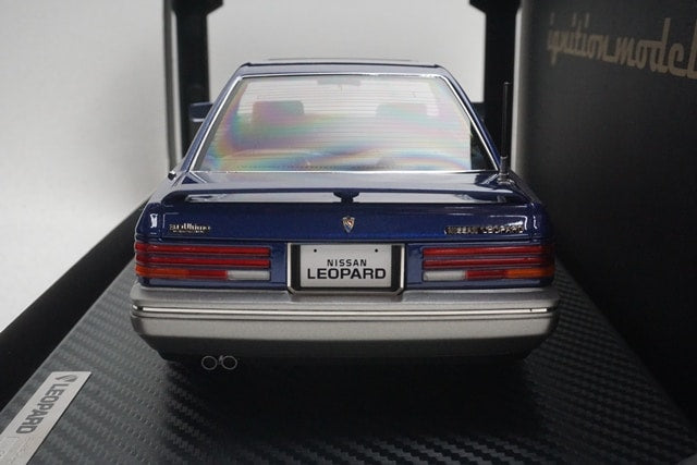 1:18 ignition model IG3701 Nissan Leopard 3.0 Ultima Blue/Silver model car