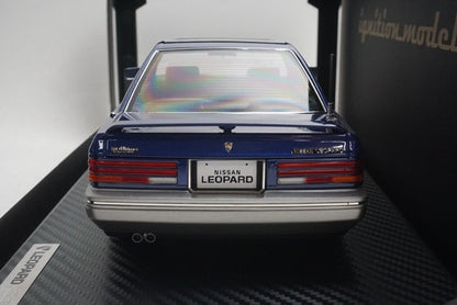 1:18 ignition model IG3701 Nissan Leopard 3.0 Ultima Blue/Silver model car