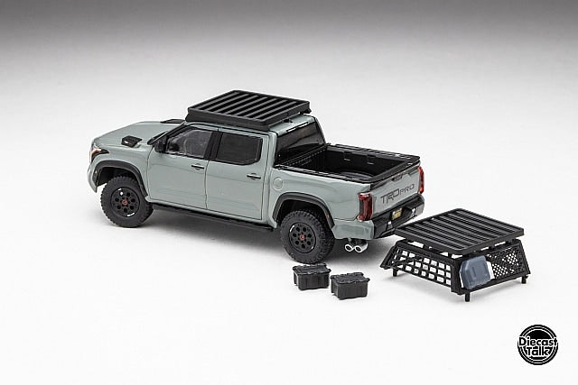 DTG0023-LR GCD Gaincorp Products 1:64 Toyota Tundra TRD PRO Lunar Rock DiecastTalk Special Order *Roof rack accessories included