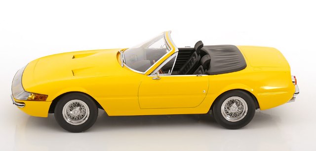 [ Pre-order ] KKDC180615 KK scale 1:18 Ferrari 365 GTS Daytona Spyder 1969 1.Series Yellow