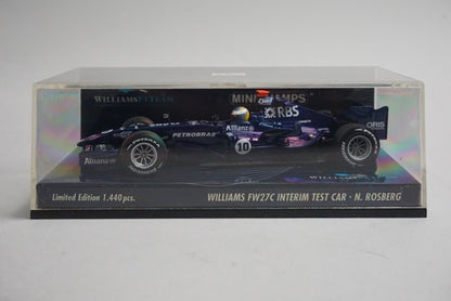 1:43 MINICHAMPS 400050110 Williams FW27C INTERIM Test Car #10 model car