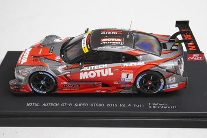 1:43 EBBRO 45277 Nissan Motul Autech GT-R Super GT500 2015 Rd.4 Fuji #1 model car