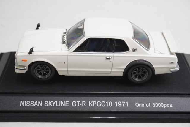 1:43 EBBRO 43582 Nissan Skyline GT-R KPGC10 1971 White model car