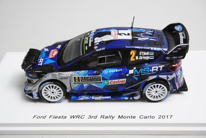 1:43 Spark S5161 Ford Fiesta WRC Monte Carlo Rally 2017 #2 model car