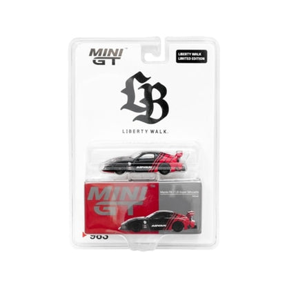 MC198-AD TSM MINI-GT 1:64 Mazda RX-7 LB-Super Silhouette ADVAN RHD *LBWK exclusive blister pack