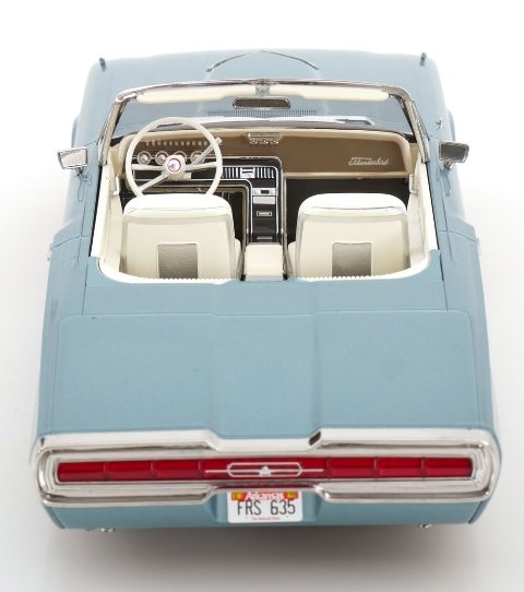 [ Pre-order ] KKDC181341 KK Scale 1:18 Ford Thunderbird Convertible 1966 Light Blue Metallic