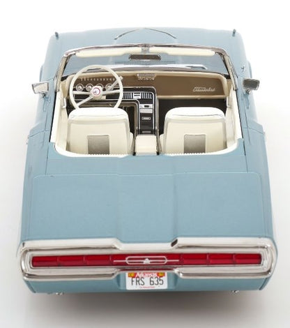 [ Pre-order ] KKDC181341 KK Scale 1:18 Ford Thunderbird Convertible 1966 Light Blue Metallic
