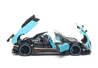 [ Pre-order ] 850630001 BBR 1:18 Pagani Zonda Uno coupe diecast full open Torches and carbon - BASIC PACK