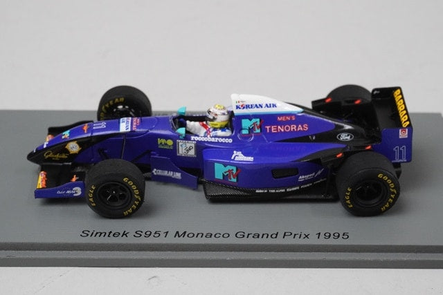 1:43 SPARK S6966 Simtec S951 Monaco GP 1995 #11 D. Scatterella model car