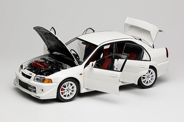 [ Pre-order ] M84305 MOTORHELIX 1:18 Mitsubishi Lancer Evolution VI GRS T.M.E SCOTIA WHITE