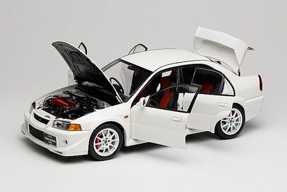 [ Pre-order ] M84305 MOTORHELIX 1:18 Mitsubishi Lancer Evolution VI GRS T.M.E SCOTIA WHITE