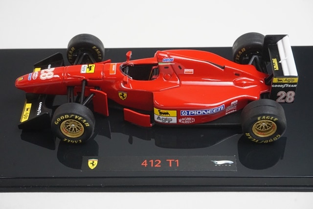 1:43 Mattel N5583 Elite Custom Ferrari 412 T1 #28 model car