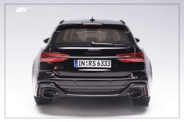 MOTORHELIX 1:18 Scale Audi RS6 Avan C8 2019 Black