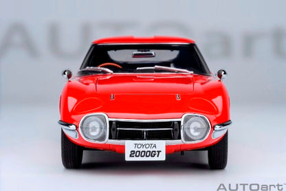 79547 AUTOart 1:18 Toyota 2000GT 1967 red model car