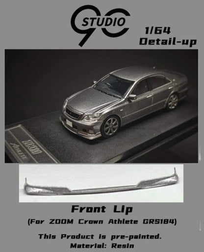 90 Studio 1:64 Sports front lip Sports front lip aero (only compatible with Zoom 1/64 Crown) grey *Minicar not included.