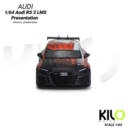 KLW0024-2 KILOworks 1:64 Audi RS 3 LMS Presentation