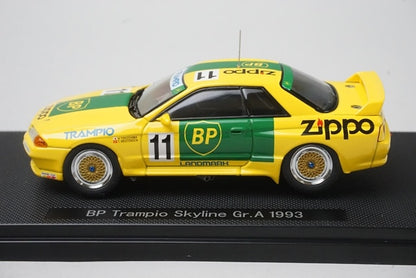 1:43 EBBRO 44156 Nissan BP Trampio Skyline Gr.A 1993 #11 Yellow model car