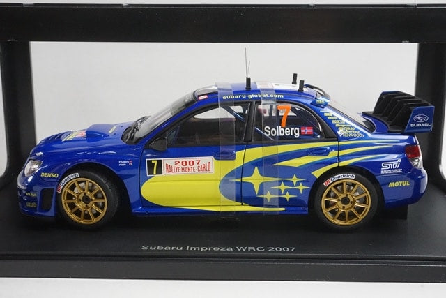 1:18 AUTOart 80790 Subaru Impreza WRC Monte Carlo Rally 2007 #7 P. Solberg