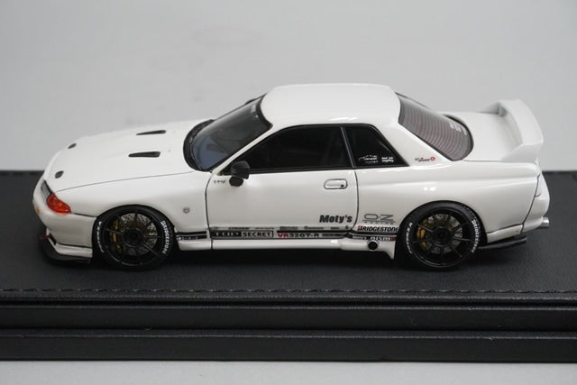 1:43 ignition model IG1526 Nissan TOP SECRET GT-R VR32 White model car