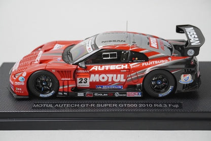 1:43 EBBRO P425 Nissan Motul Autech GT-R Super GT500 Rd.3 Fuji 2010 #23
