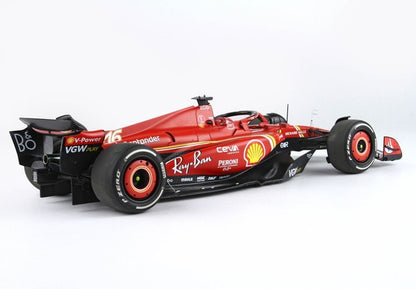 BBR241816DIE BBR 1:18 Ferrari SF-24 Australian GP 2024 C. Leclerc #16 Luxury Packaging with Clear Case