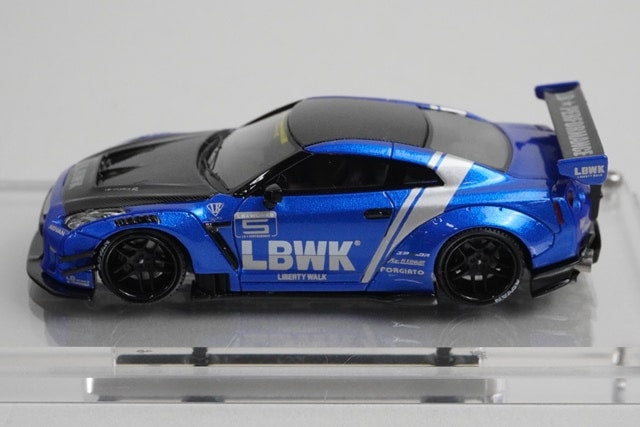 1:64 ignition model IG2368 Nissan LB-WORKS GT-R R35 Type 2 Blue