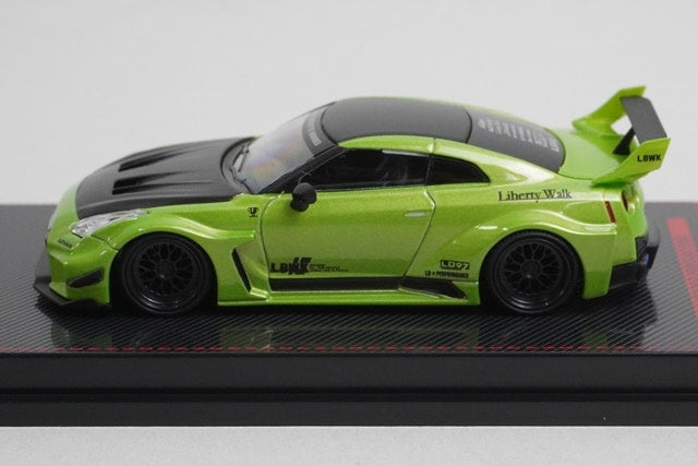 1:64 ignition model IG2384 Nissan LB WORKS 35GT-RR Green Metallic