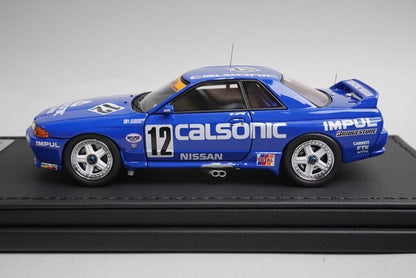1:43 ignition model IG2979 Nissan Calsonic Skyline JTC 1990 #12 model car