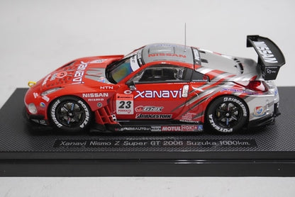 1:43 EBBRO 43829 Nissan Xanavi Nismo Z Super GT 1000km Suzuka 2006 #23 model car