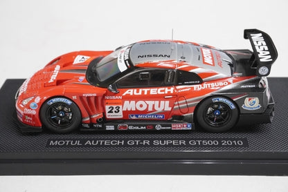 1:43 EBBRO 44323 Nissan Motul Autech GT-R Super GT500 2010 #23 model car