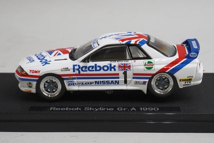 1:43 EBBRO 44160 Nissan Reebok Skyline Gr.A 1990 #1 model car