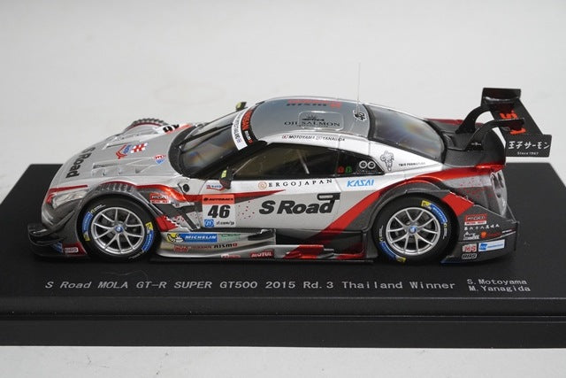 1:43 EBBRO 45262 Nissan S-Road Mora GT-R Super GT500 Rd.3 Thailand 2015 #46