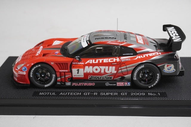 1:43 EBBRO 44172 Nissan Motul Autech GT-R Super GT500 2009 #1