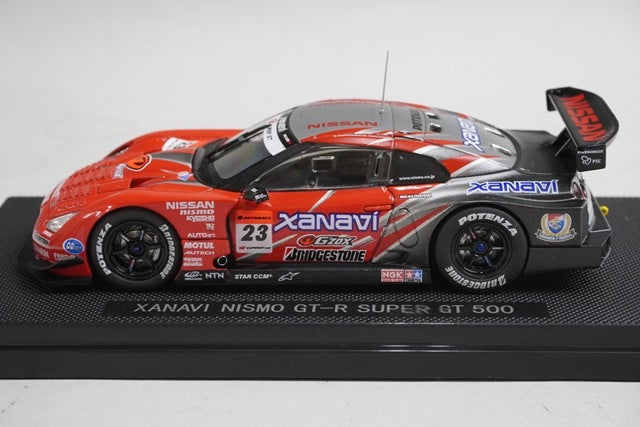 1:43 EBBRO Motoyama Custom Nissan Xanavi Nismo GT-R Super GT 2008 #23