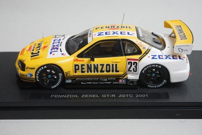 1:43 EBBRO P421 Nissan Pennzoil ZEXEL GT-R JGTC 2001 #23