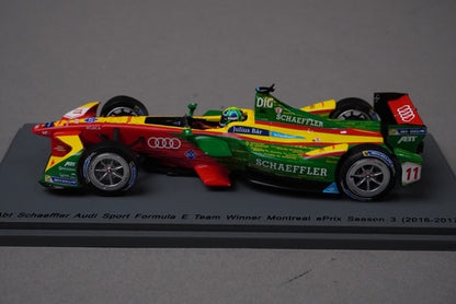 1:43 Spark 43FE03 ABT Schaeffler Audi Sport Formula Montreal ePrix Season 3 2016-2017 #11